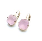 Mariana Earrings Lovely Pink Coral Swarovski Crystals My Treasures Coll. - Image 3