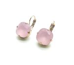 Mariana Earrings Lovely Pink Coral Swarovski Crystals My Treasures Coll. - Image 2