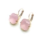 Mariana Earrings Lovely Pink Coral Swarovski Crystals My Treasures Coll.