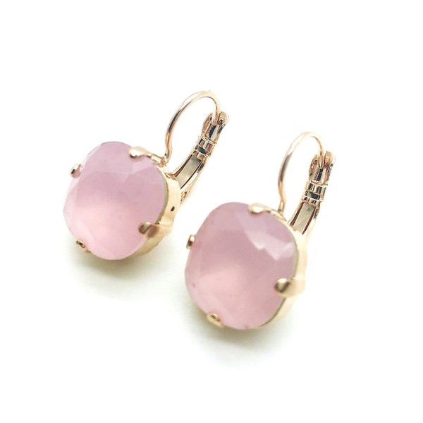 Mariana Earrings Lovely Pink Coral Swarovski Crystals My Treasures Coll.