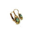 Mariana Earrings Dainty Floral Aurum & Pacific Opal Austrian Crystals Golden Coast Dancing the Night Away Coll. - Image 3