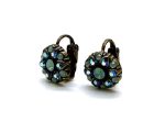 Mariana Earrings My Treasures Coll. Dainty Floral Pacific Opal & AB Austrian Crystals - Image 3