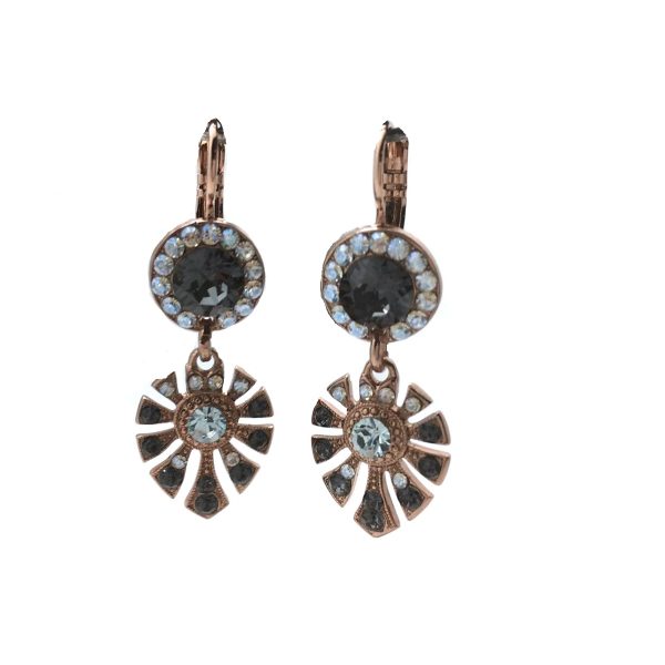 Earrings By Mariana Zulu Africa Coll. Glamorous Clear & Silver Night Austrian Crystals