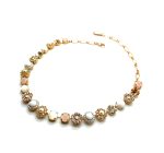 Mariana Necklace Gorgeous White Shell Mineral, Pearls & Whites Austrian Crystals Kalahari Africa Coll. - Image 2