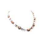 Mariana Necklace Timeless Pearl, Clear & White Opal Austrian Crystals Seashell Ambrosia Coll. - Image 3