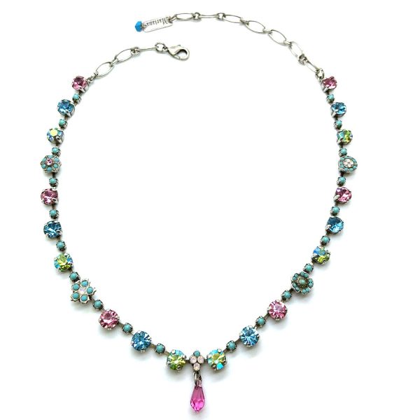 Mariana Necklace Precious Multicolored Austrian Crystals Summer Fun Gypsy Soul Coll.