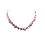 Mariana Necklace Sassy Lt Rose & AB Swarovski Crystals My Treasures Coll.