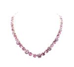 Mariana Necklace Sassy Lt Rose & AB Swarovski Crystals My Treasures Coll. - Image 2