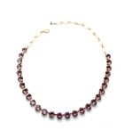 Necklace By Mariana Woman Lovely Antique Pink Swarovski Crystals - Image 2