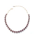 Necklace By Mariana Woman Lovely Antique Pink Swarovski Crystals