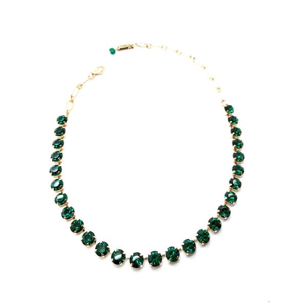 Mariana Necklace Simply Elegant Emerald Austrian Crystals My Treasures Coll.