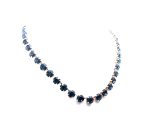 Mariana Necklace My Treasures Coll. Precious Montana Blue Austrian Crystals - Image 3