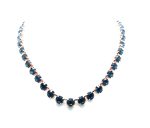 Mariana Necklace My Treasures Coll. Precious Montana Blue Austrian Crystals