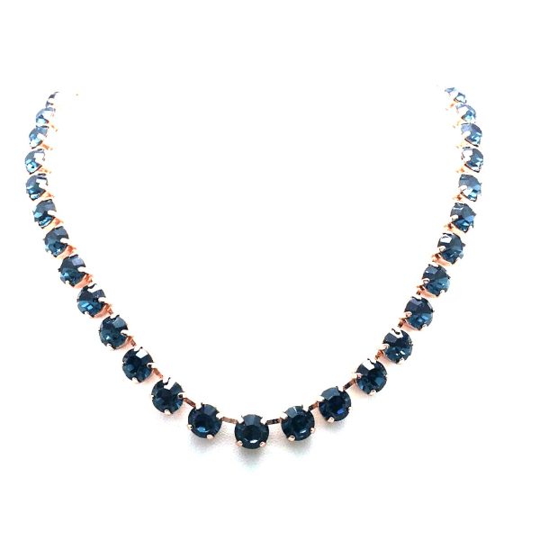 Mariana Necklace My Treasures Coll. Precious Montana Blue Austrian Crystals