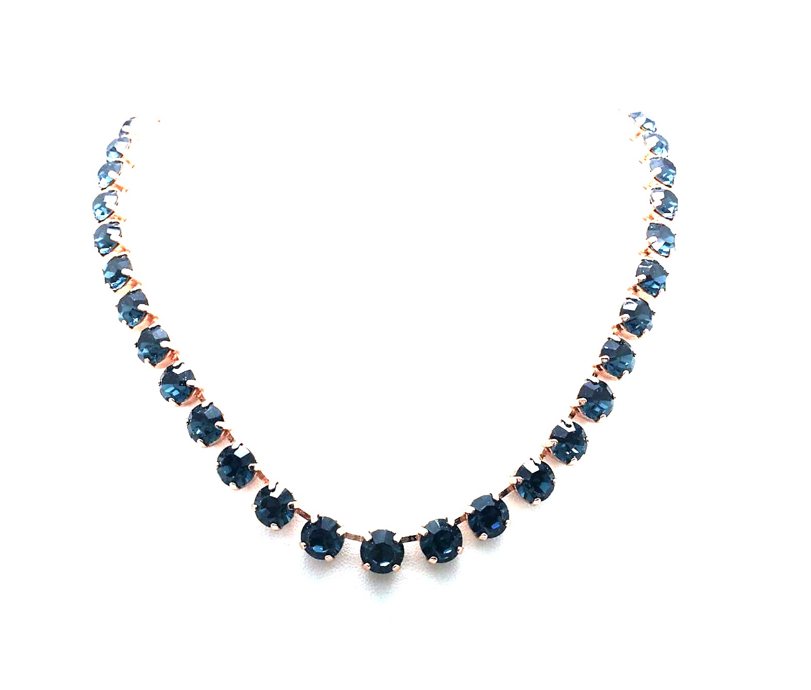 N-3252-207207-RG (3) Mariana Necklace My Treasures Coll. Precious Montana Blue Austrian Crystals - Image 1