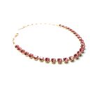 Mariana Necklace Gorgeous Light Rose Austrian Crystals My Treasures Coll. - Image 3