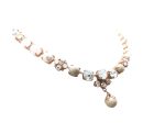 Necklace By Mariana Caribbean Life Coll. Riverstone Mineral & Whites Austrian Crystals - Image 2