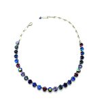 Necklace By Mariana Happy Hour Coll. Alluring Capri Blue, Fuchsia, Blue & Blue AB Austrian Crystals - Image 2