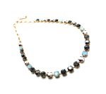 Mariana Necklace Exquisite Blacks & Blues Austrian Crystals Odyssey Coll.