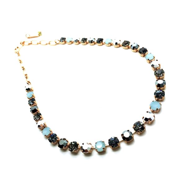 Mariana Necklace Exquisite Blacks & Blues Austrian Crystals Odyssey Coll.