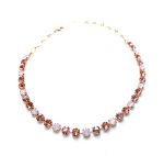 Mariana Necklace Rose, Pink Opal & Rose Opal Austrian Crystals My Treasures Coll. - Image 3