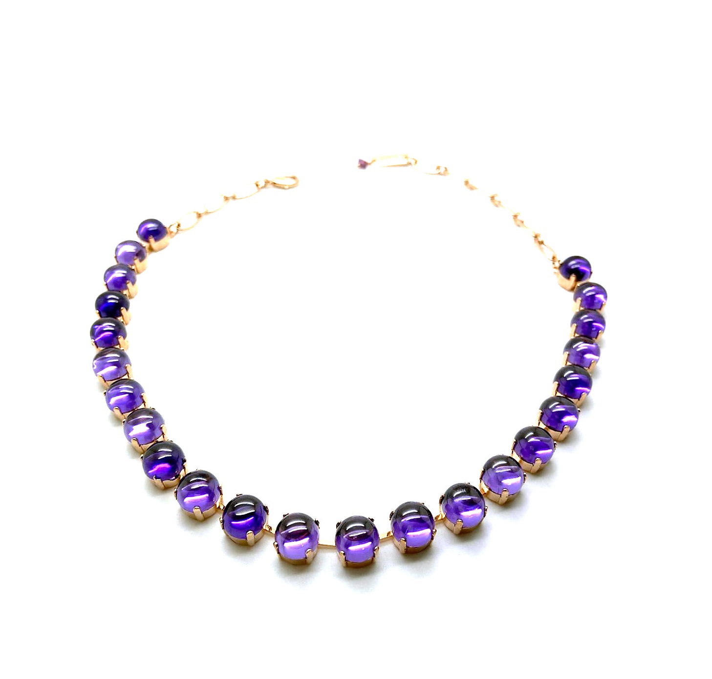 N-3445-M13M13-RG (3) Necklace By Mariana Woman Exquisitely Elegant Amethyst Mineral - Image 1
