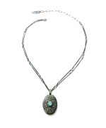 Necklace Pendant By Mariana Woman Star of David Pacific Opal Swarovski Crystals - Image 2