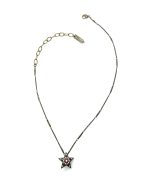 Mariana Necklace Pendant Star Shaped Beaded Whites & Reds Austrian Crystals My Treasures Coll. - Image 2