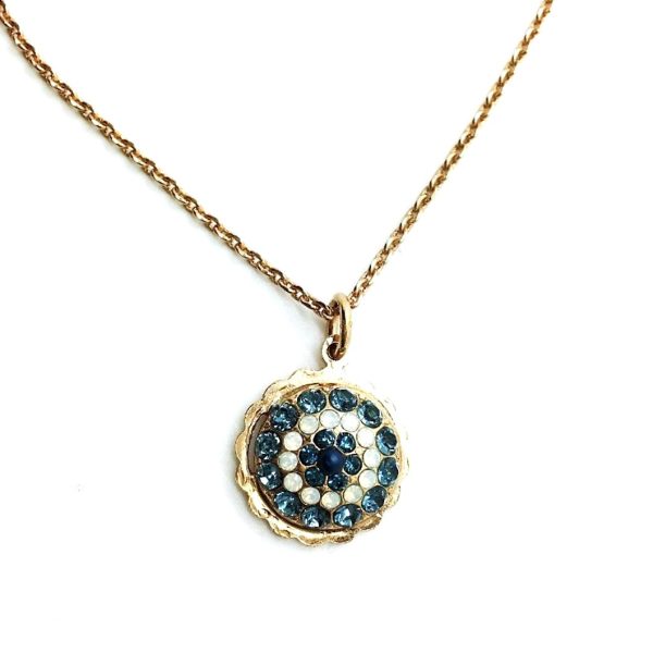 Mariana Necklace Pendant Guardian Angel Montana Blue & White Opal Mood Indigo Songbook Coll.