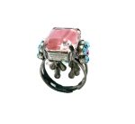 Mariana Ring Fashionable Alexandrite, Aquamarine & Chrysolite Swarovski Crystals My Treasures Coll. - Image 3