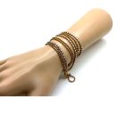 Mariana Bracelet Wrap Multi Tier Gold Plated & Moonlight Austrian Crystals My Treasures Coll.