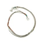 Bracelet By Mariana My Treasures Coll. Wrap Triple Tier, Paradise Shine & Orange Opal Austrian Crystals - Image 2