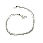 Mariana Bracelet Wrap Multi Tier Silver Plated & Violet Austrian Crystals My Treasures Coll. - Image 2