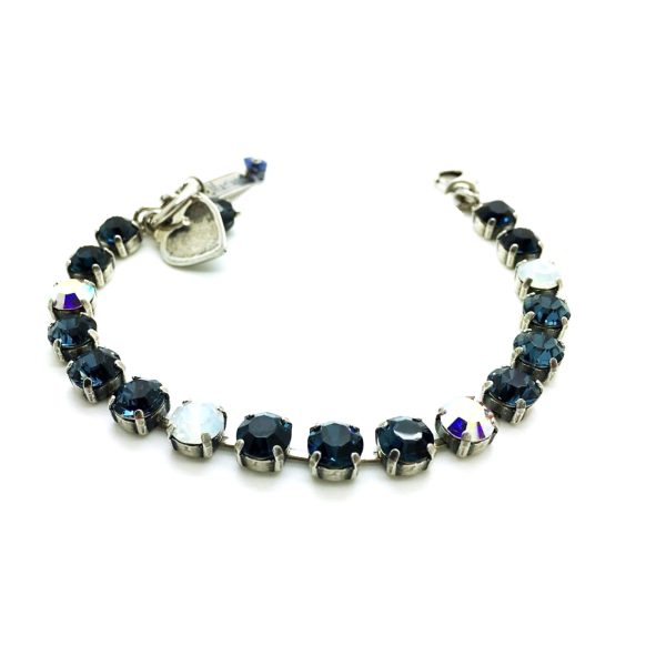 Mariana Bracelet Mood Indigo Songbook Coll. Exquisite Montana Blue, White Opal & AB Austrian Crystals