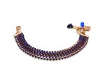 Mariana Bracelet Multi Strand Sapphire & Morion Swarovski Crystals My Treasures Coll. - Image 3