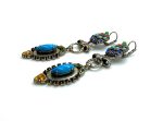 Mariana Earrings Exquisite Multi Color Austrian Crystals Fantasy Nirvana Coll. - Image 2
