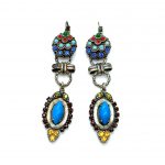 Mariana Earrings Exquisite Multi Color Austrian Crystals Fantasy Nirvana Coll.