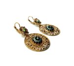 Mariana Earrings Fashionable Boho Jet & AB Austrian Crystals My Treasures Coll. - Image 3