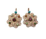 Mariana Earrings Lovely Boho Beaded Colorful Swarovski Crystals Happy Days Icons Coll.