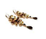 Mariana Earrings Chandelier Smoked Topaz & Browns Austrian Crystals Dancing in the Moonlight Nostalgia Coll. - Image 3