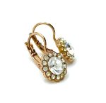 Mariana Earrings Dainty Floral Clear Austrian Crystals My Treasures Coll. - Image 3