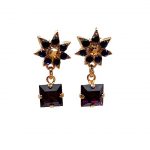 Earrings By Mariana Songbook Coll. Exquisite Purple & Tanzanite Austrian Crystals