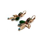 Mariana Earrings Precious Blues, Greens & Purples Austrian Crystals Discover Inspiration Coll. - Image 2