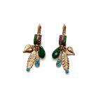 Mariana Earrings Precious Blues, Greens & Purples Austrian Crystals Discover Inspiration Coll.
