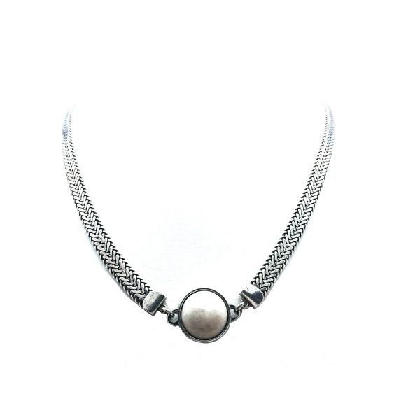 Mariana Necklace Simply Elegant Riverstone Mineral My Treasures Coll.