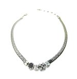 Necklace By Mariana Woman Charming Floral Clear Swarovski Crystals