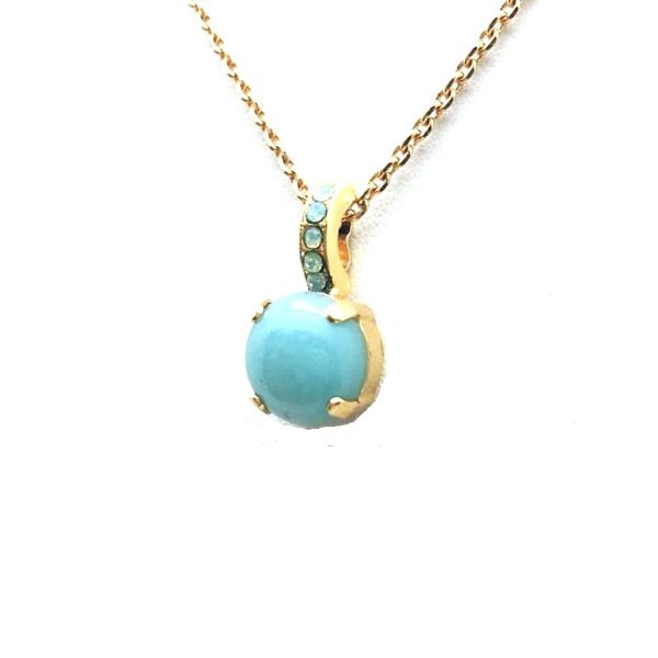 Mariana Necklace Pendant Exquisite Amazonite Mineral My Treasures Coll.