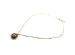 Mariana Necklace Pendant Adorable Pearl Mineral, Amethyst & AB Austrian Crystals My Treasures Coll. - Image 2