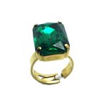 Ring By Mariana Woman Timeless Emerald Swarovski Crystals - Image 2