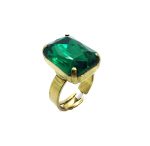Ring By Mariana Woman Timeless Emerald Swarovski Crystals - Image 3